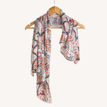 border print scarf-geometric print scarf-blog-blogger-ships from california