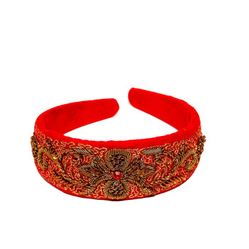 hairband-beautiful-pretty-feminine-indian-floral-motif-red-suede-hairaccessories-la-california