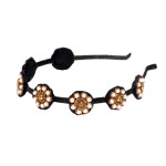 headband-black-pearl-satinribbon-beaded-floral-headgear-accessory-gorgeous-freeshipping-popular-branded