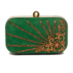 vintage-sling-clutch-purse-eveningbag-frameclutch-green-embroidered-handcrafted-indian-velvet-party-california-la-freeshipping-popular-bestseller